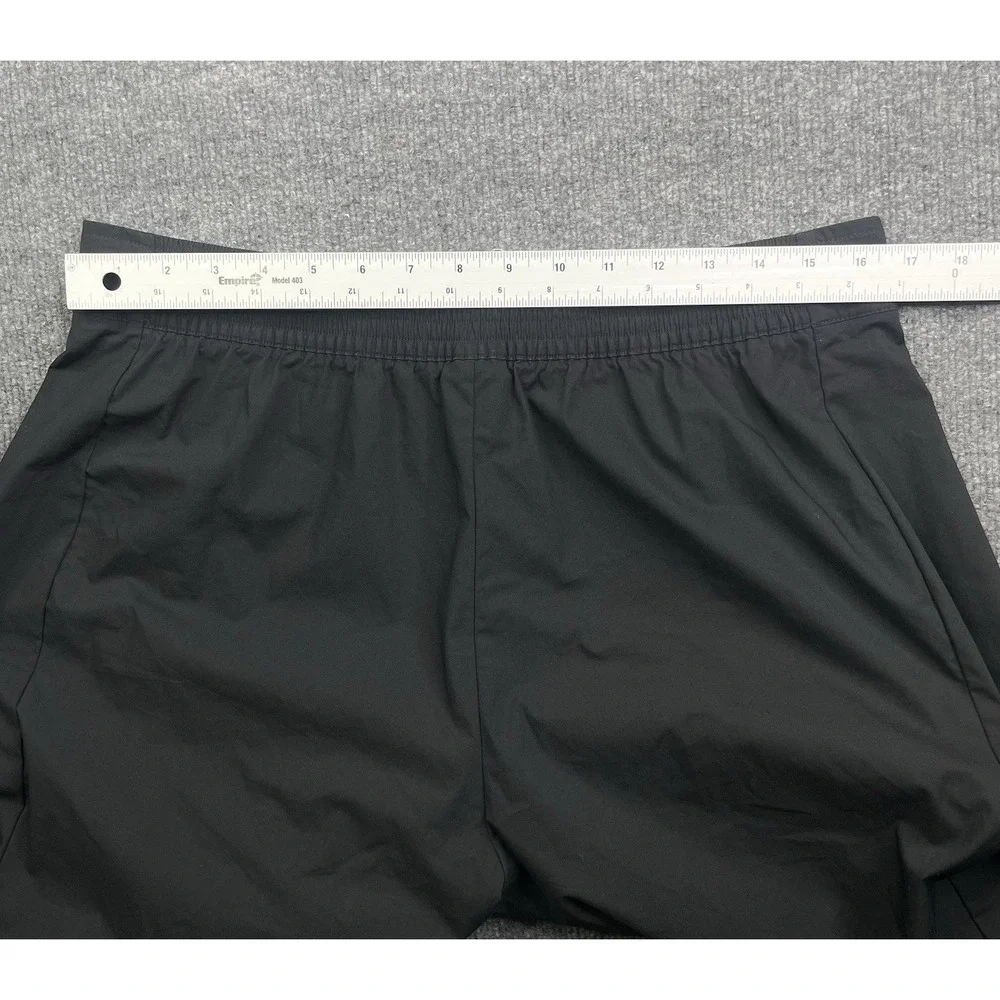 Nike Sportswear Essential Pants Womens XL Black Wide Leg‎ Woven DV8309-010